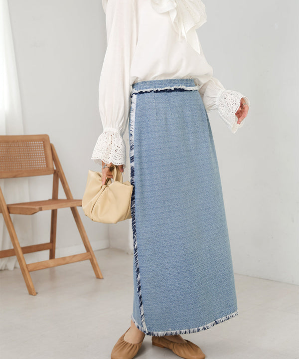 DENIM TIGHT SKIRTS