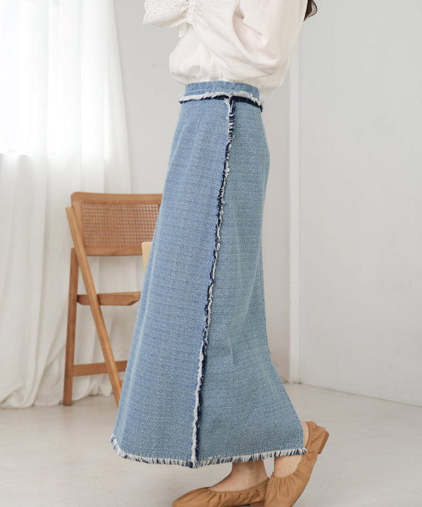 DENIM TIGHT SKIRTS