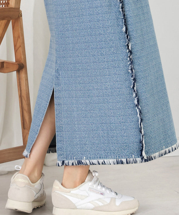 DENIM TIGHT SKIRTS