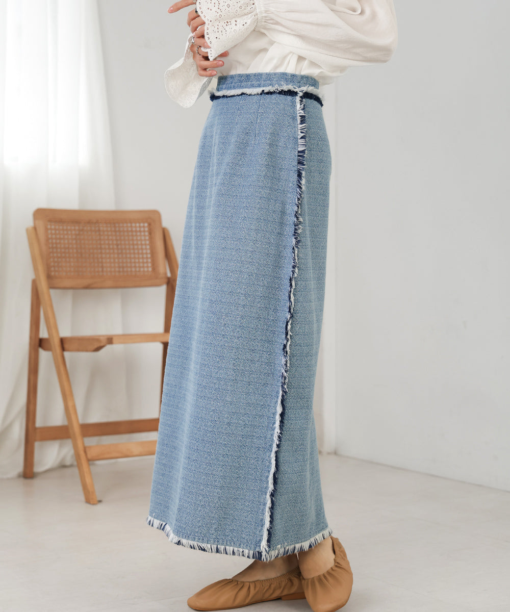 DENIM TIGHT SKIRTS