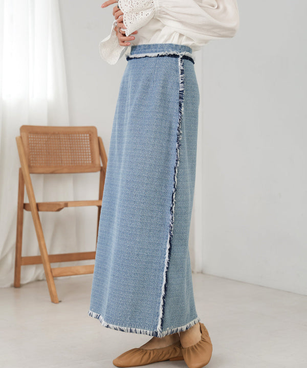DENIM TIGHT SKIRTS