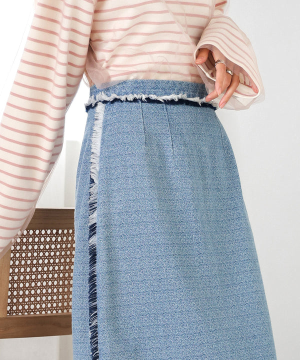 DENIM TIGHT SKIRTS