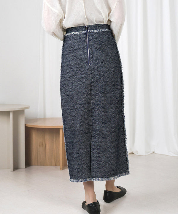 DENIM TIGHT SKIRTS