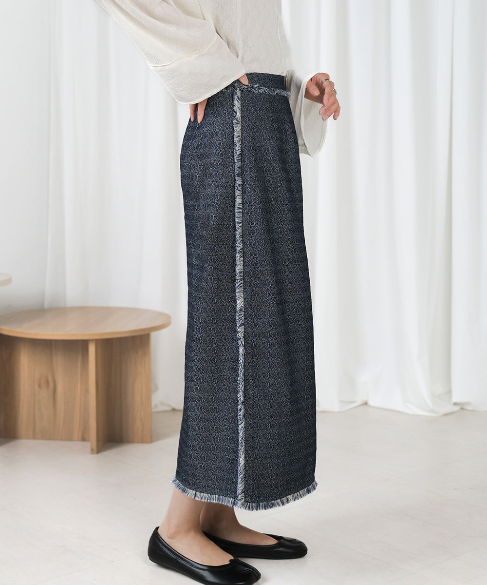 DENIM TIGHT SKIRTS