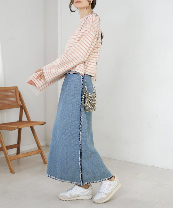 DENIM TIGHT SKIRTS