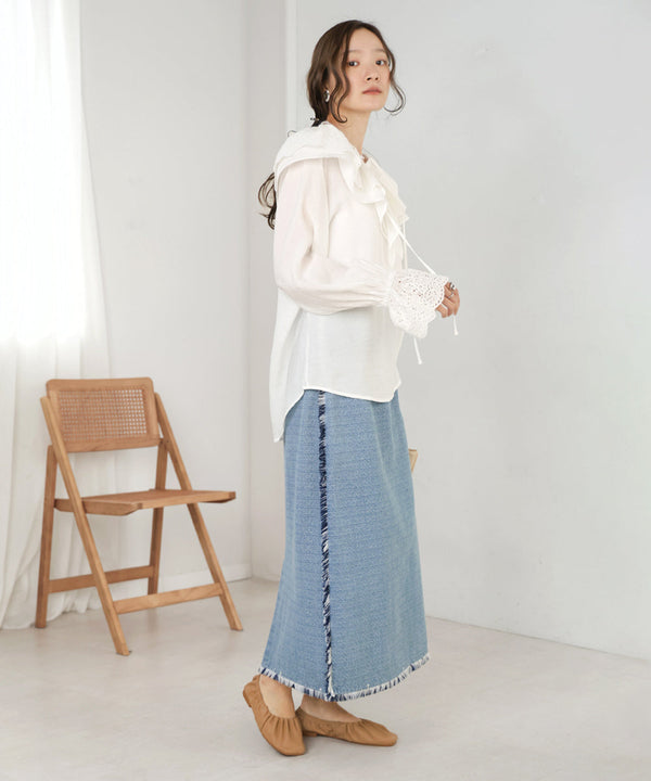 DENIM TIGHT SKIRTS