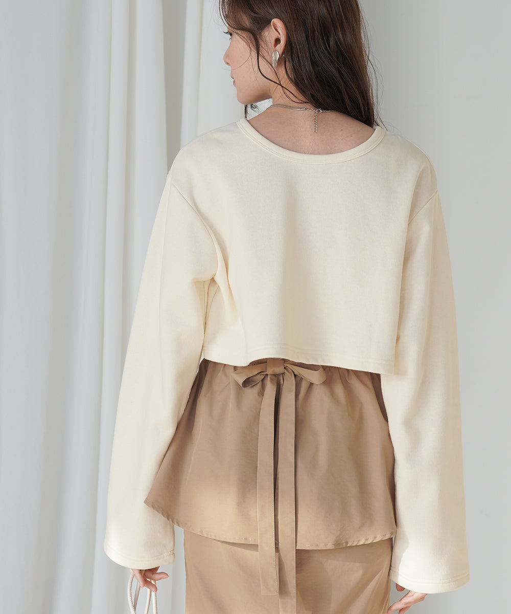 2WAY SWEAT TOPS