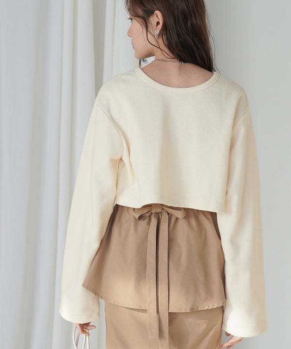 2WAY SWEAT TOPS