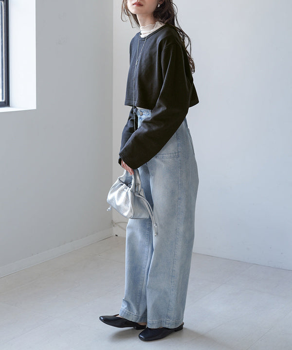 2WAY SWEAT TOPS