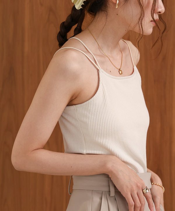 PADDED ASYMMETRICAL CAMISOLE