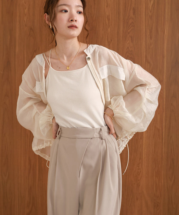 PADDED ASYMMETRICAL CAMISOLE