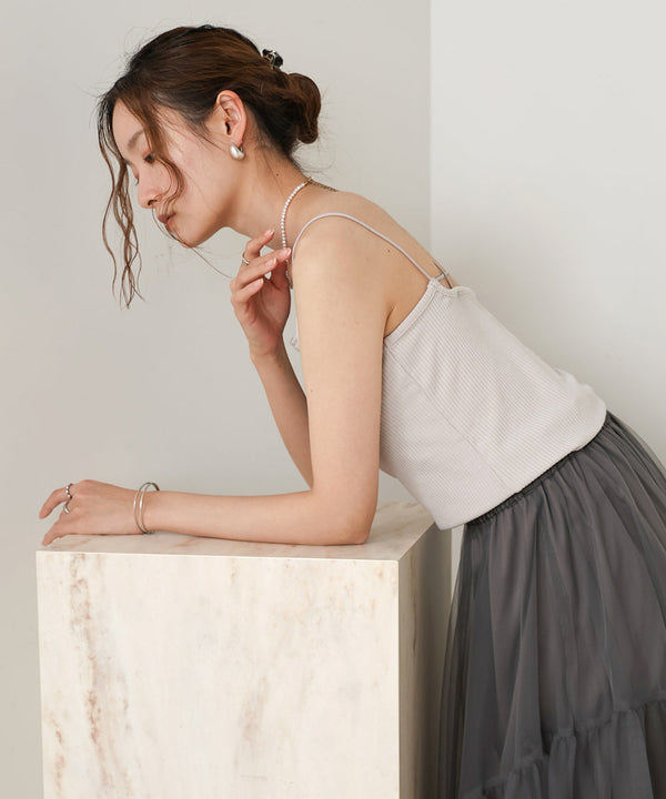 PADDED ASYMMETRICAL CAMISOLE