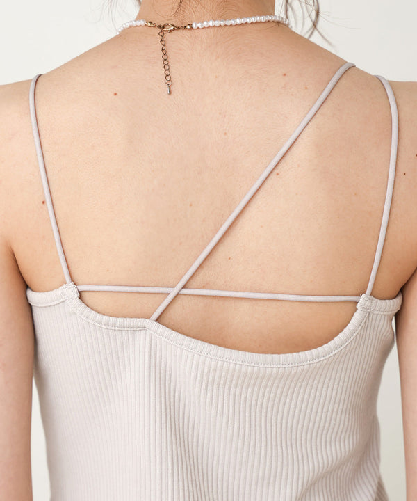 PADDED ASYMMETRICAL CAMISOLE