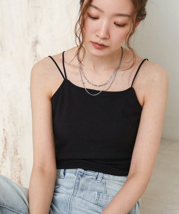 PADDED ASYMMETRICAL CAMISOLE