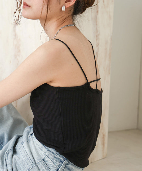 PADDED ASYMMETRICAL CAMISOLE