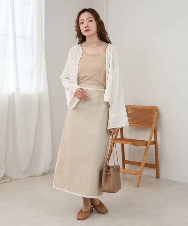 PADDED ASYMMETRICAL CAMISOLE
