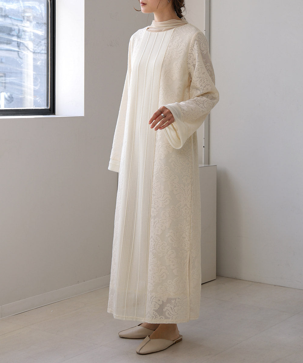LACE SWITCHING ONEPIECE