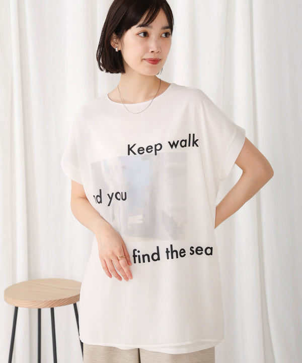 【WEB限定】カラーフォトプリントシアーTシャツ