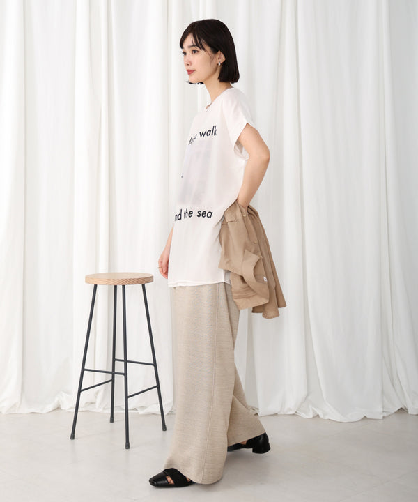 【WEB限定】カラーフォトプリントシアーTシャツ