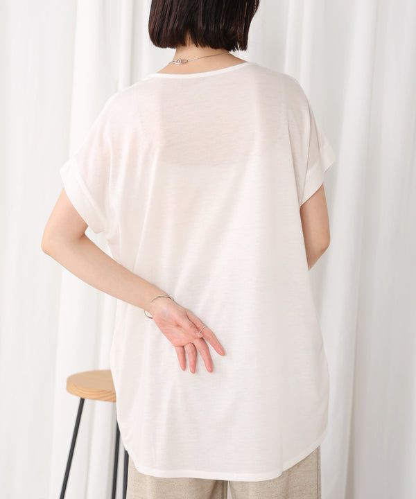 【WEB限定】カラーフォトプリントシアーTシャツ