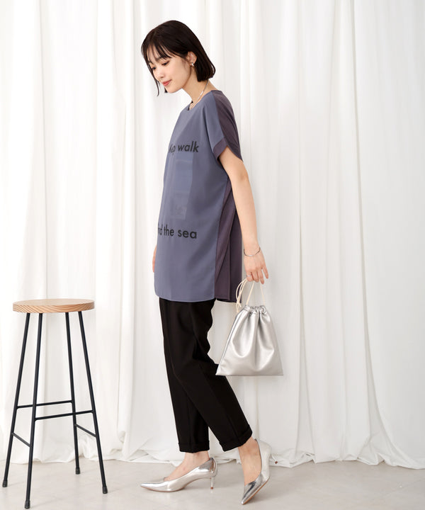 【WEB限定】カラーフォトプリントシアーTシャツ