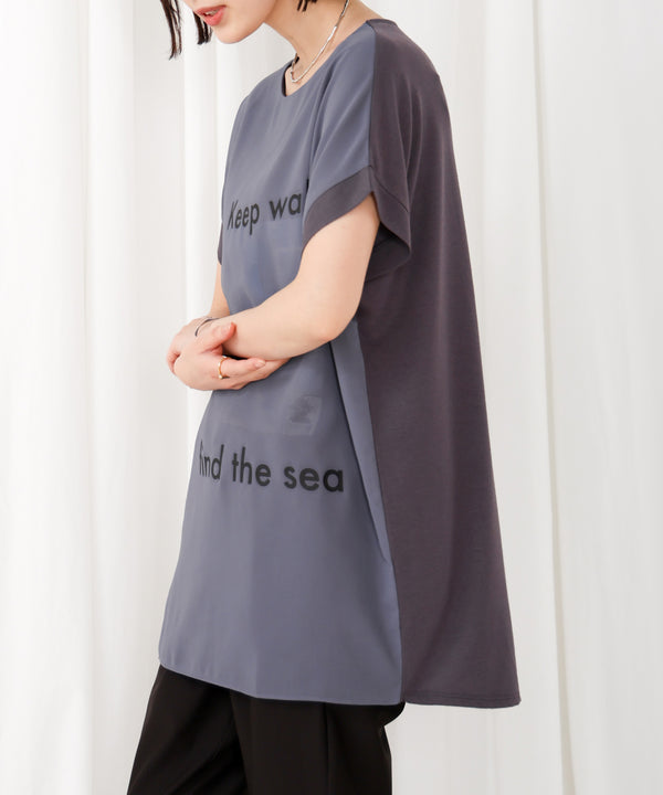 【WEB限定】カラーフォトプリントシアーTシャツ