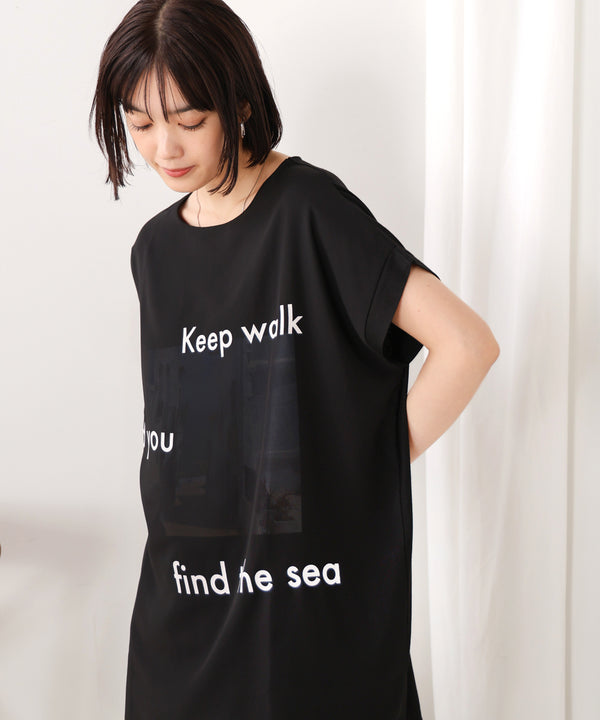 【WEB限定】カラーフォトプリントシアーTシャツ