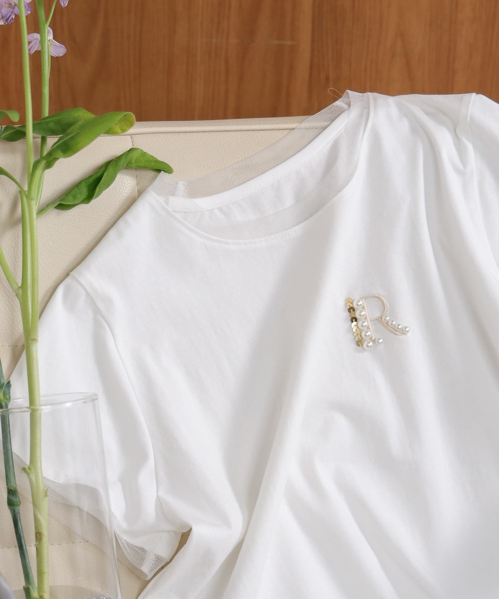ONE POINT INITIAL T-SHIRT
