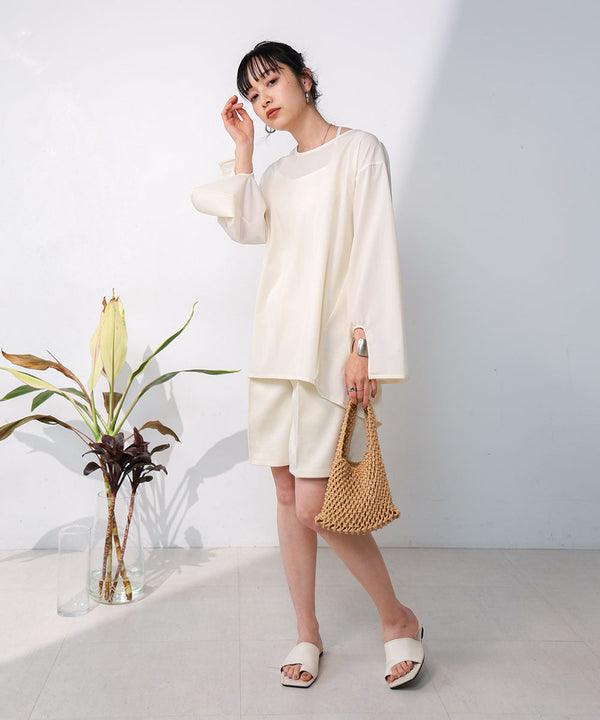 RASH GUARD  TWIST BACK BLOUSE