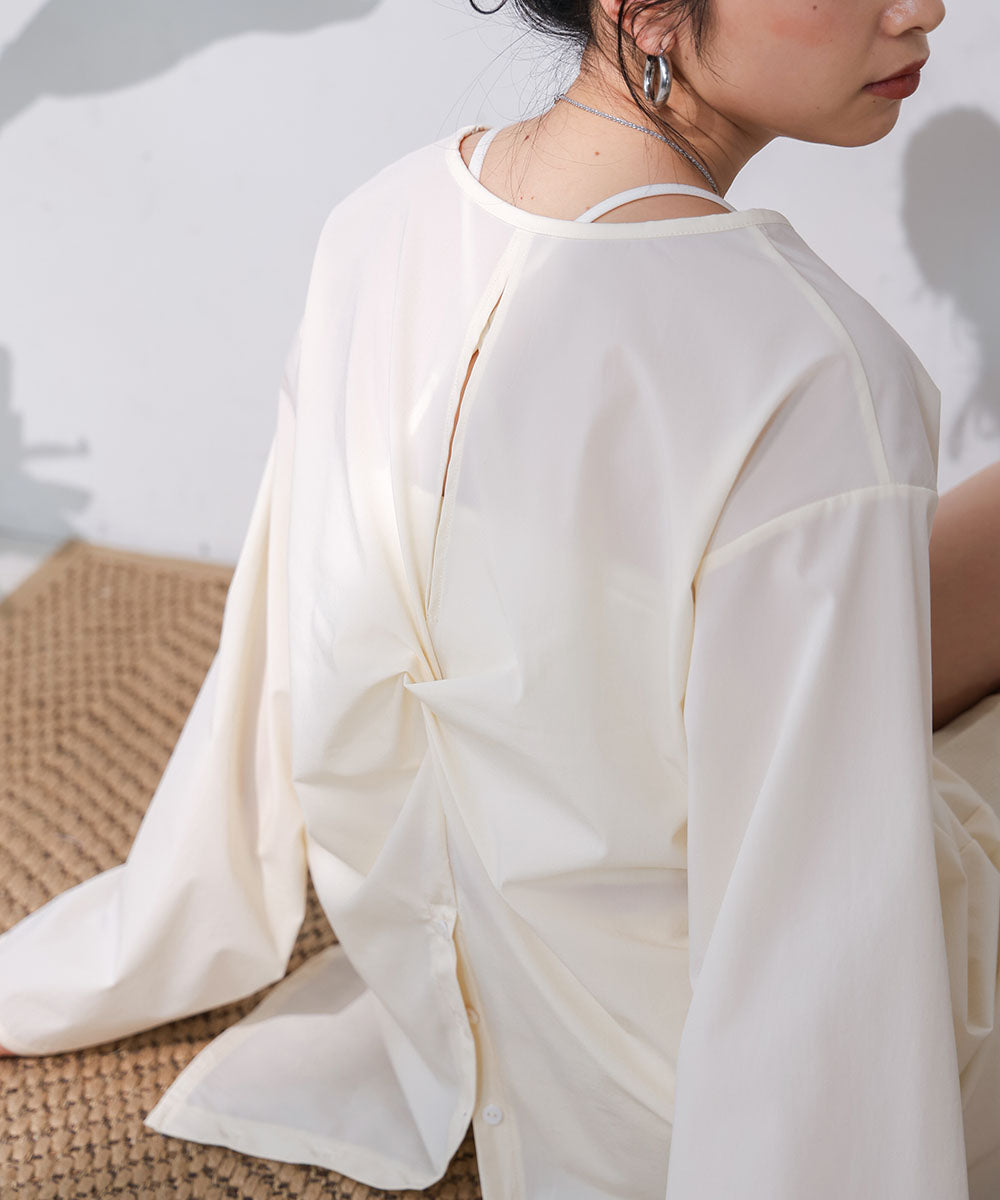 RASH GUARD  TWIST BACK BLOUSE