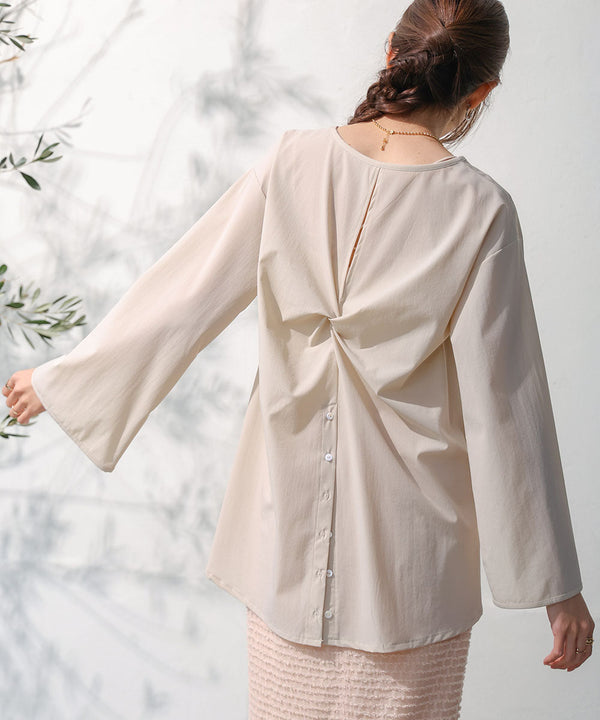 RASH GUARD  TWIST BACK BLOUSE