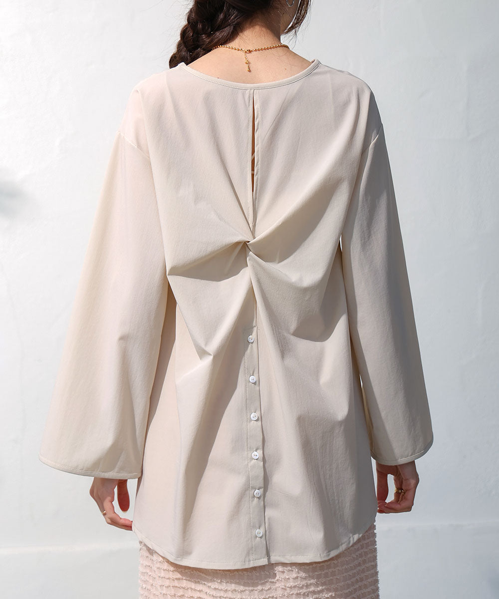RASH GUARD  TWIST BACK BLOUSE