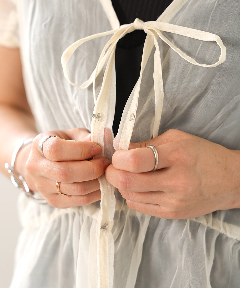 【2024SS】前後2WAYギャザーブラウス