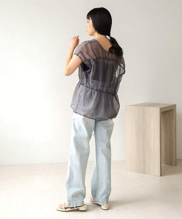 【2024SS】前後2WAYギャザーブラウス