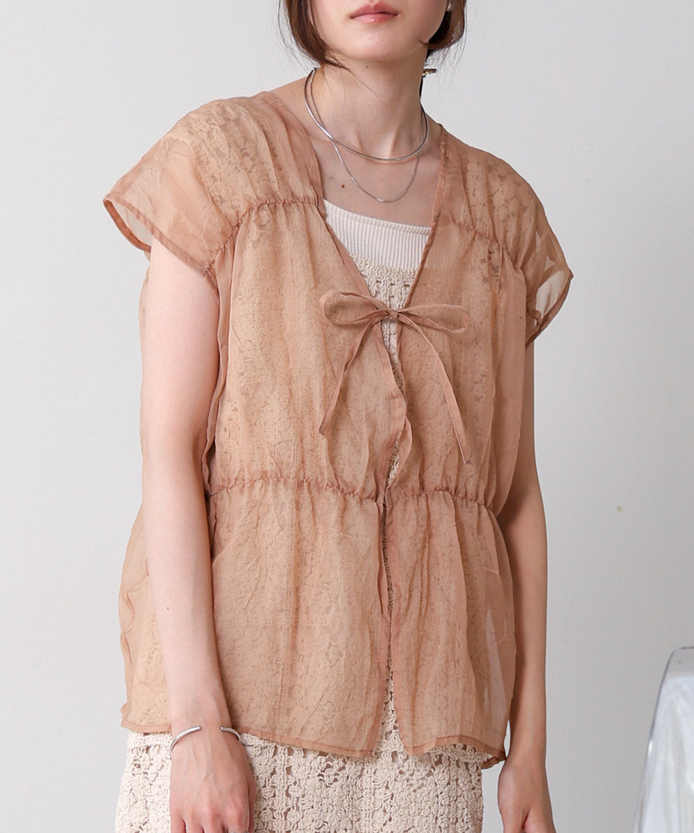【2024SS】前後2WAYギャザーブラウス