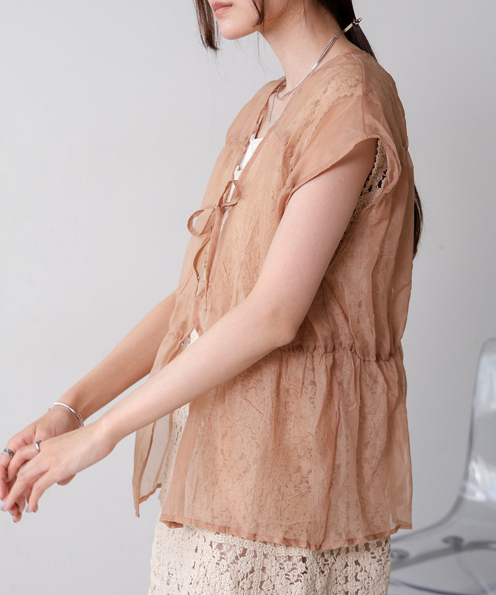 【2024SS】前後2WAYギャザーブラウス