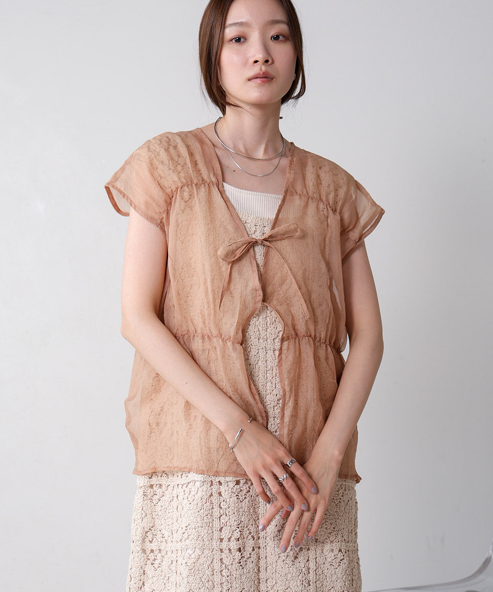 【2024SS】前後2WAYギャザーブラウス