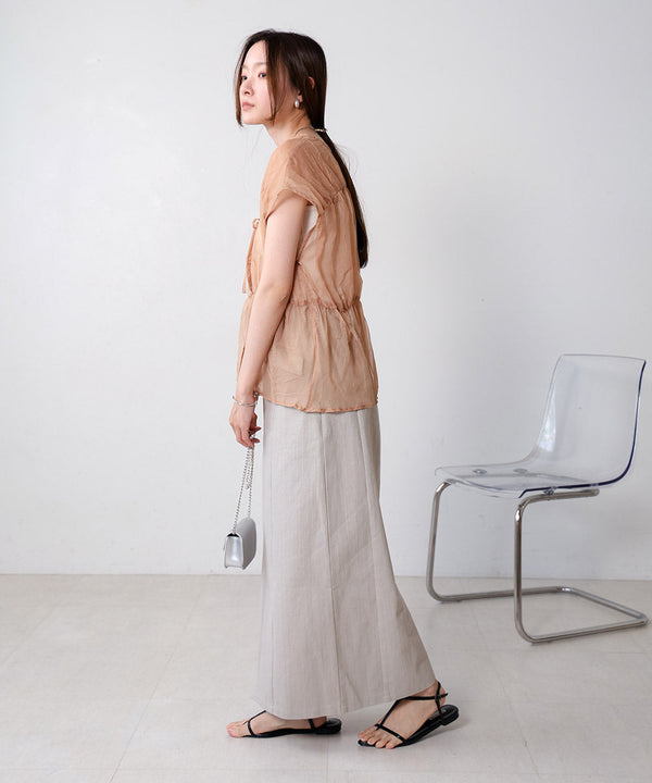 【2024SS】前後2WAYギャザーブラウス