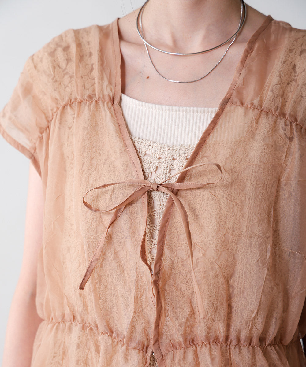 【2024SS】前後2WAYギャザーブラウス