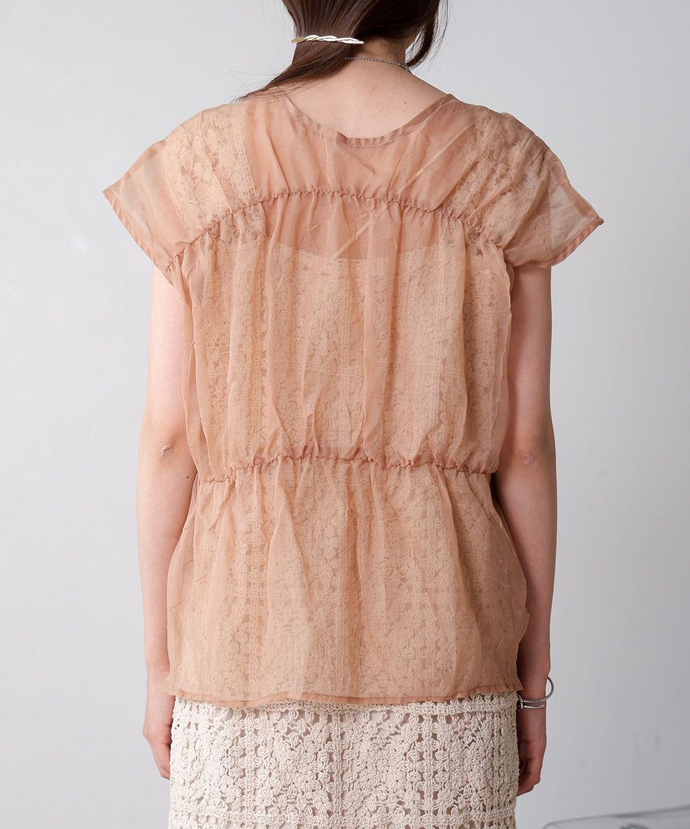 【2024SS】前後2WAYギャザーブラウス
