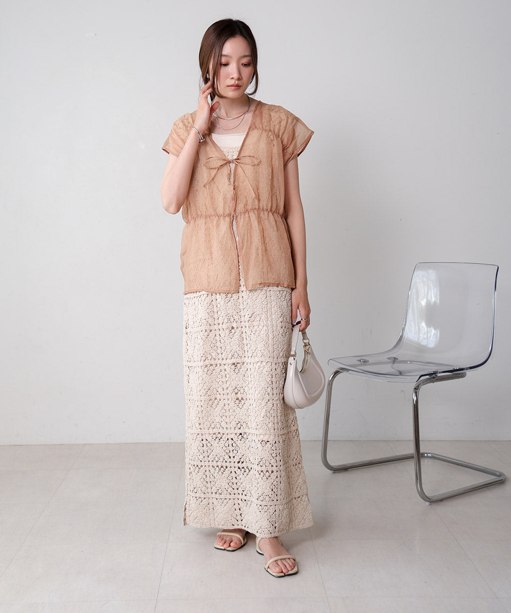 【2024SS】前後2WAYギャザーブラウス