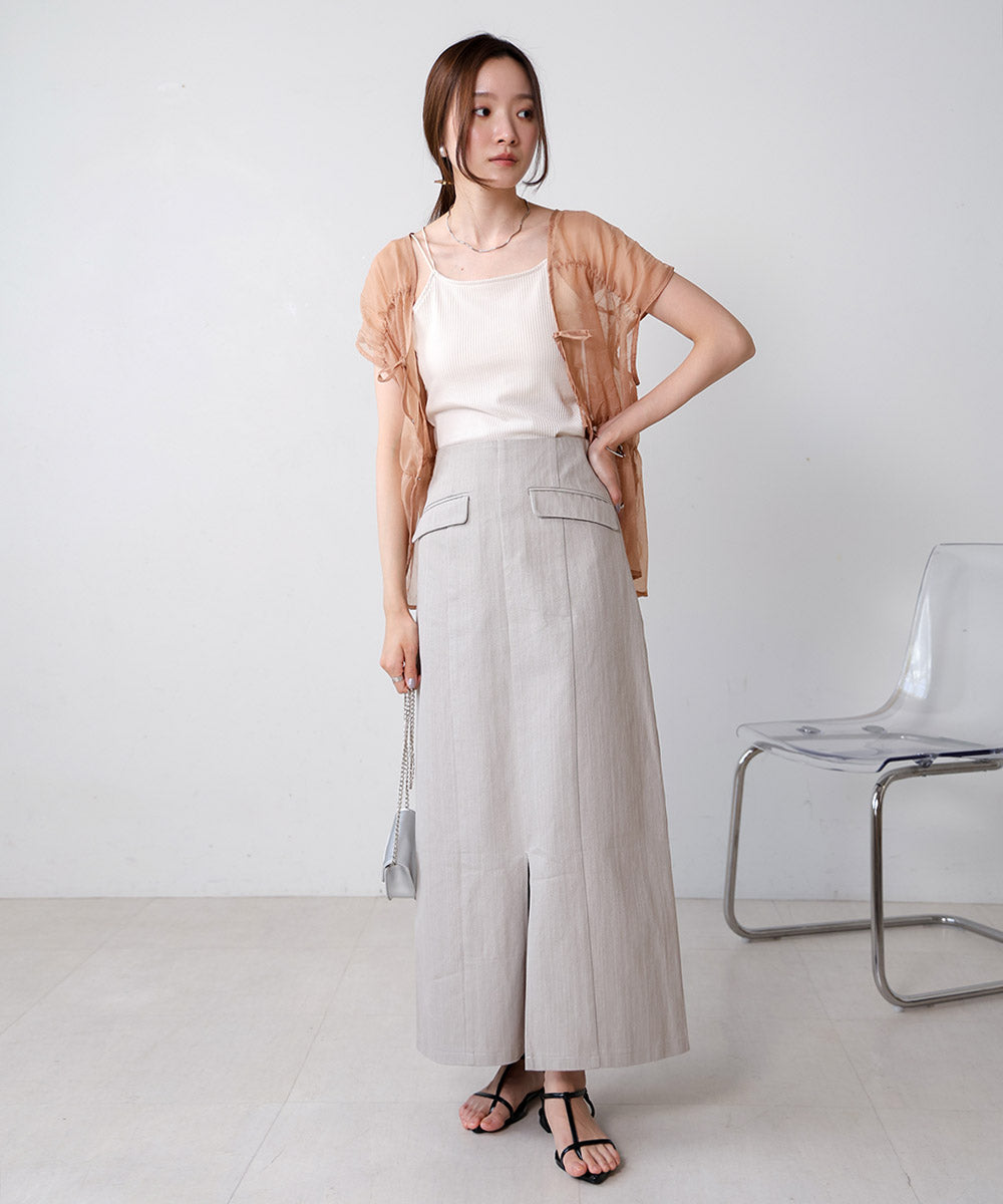 【2024SS】前後2WAYギャザーブラウス