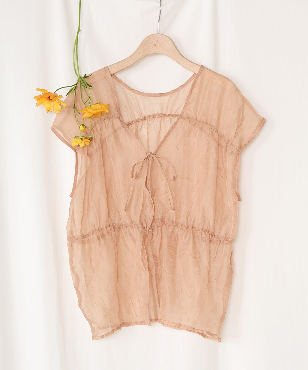 【2024SS】前後2WAYギャザーブラウス