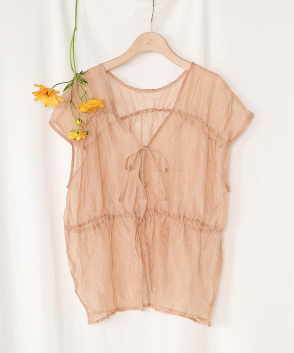 【2024SS】前後2WAYギャザーブラウス