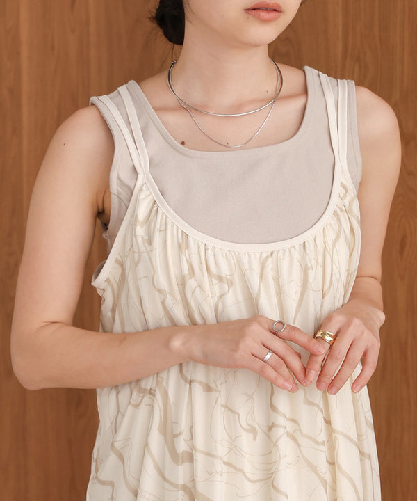 marble sheer mesh onepiece