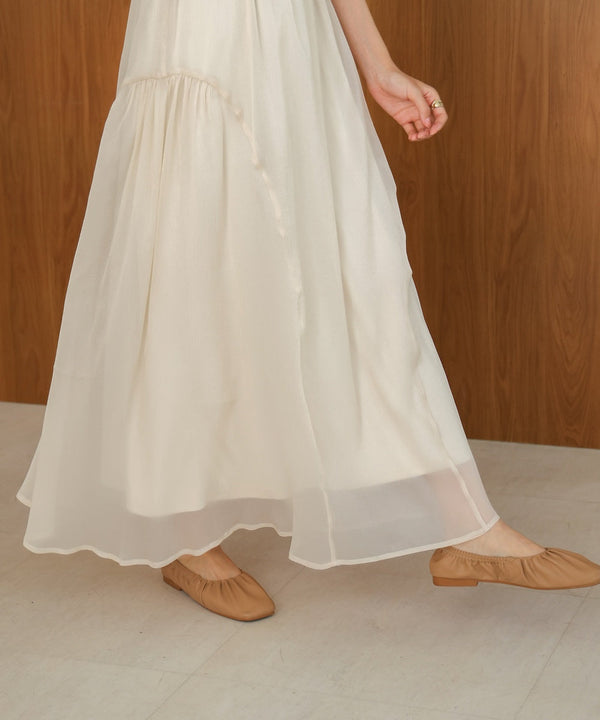 sheer volume sleeve onepiece
