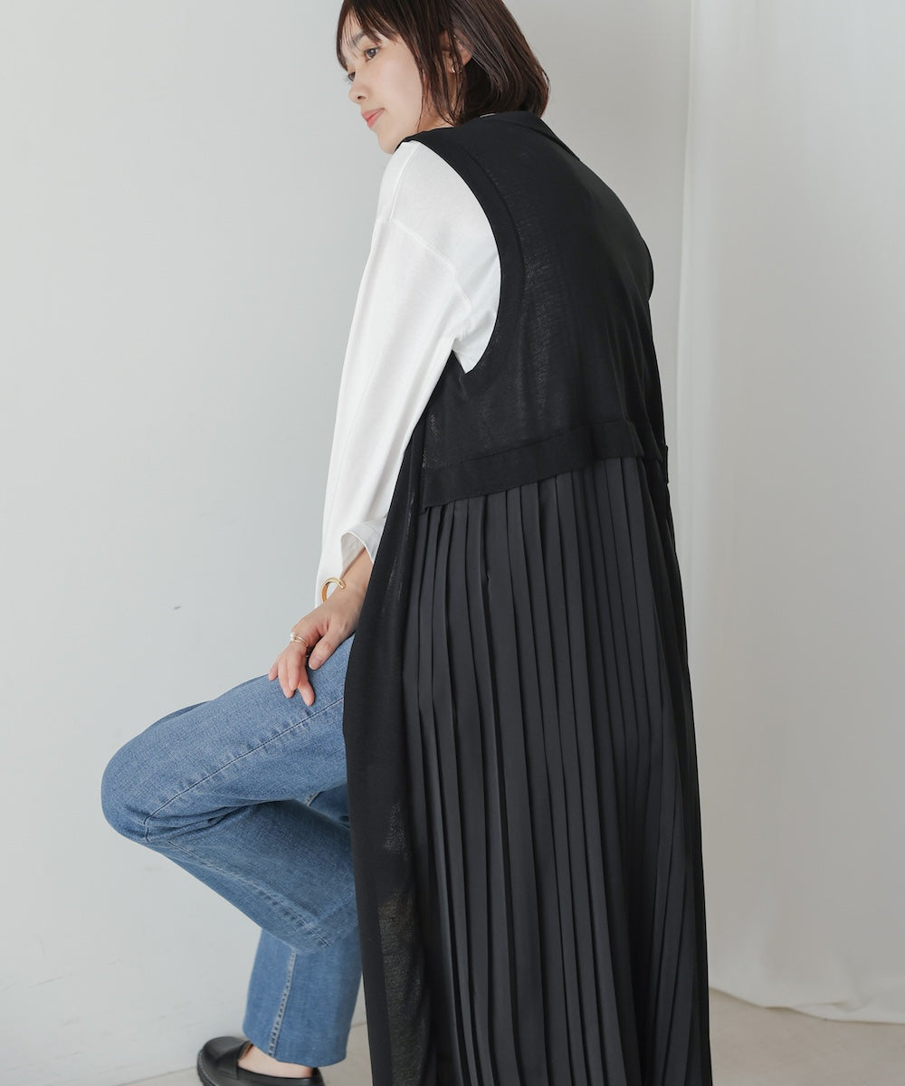 バックプリーツジレ