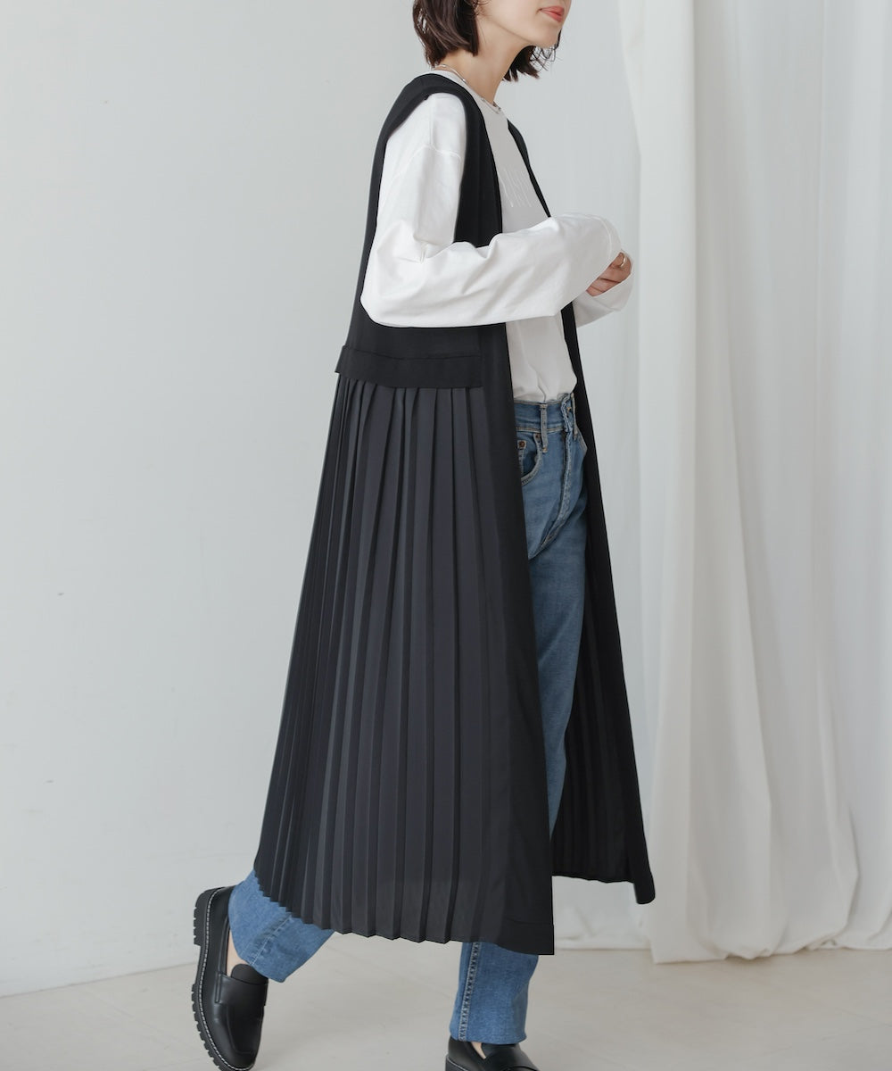 バックプリーツジレ