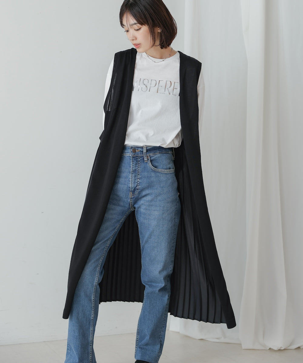 バックプリーツジレ
