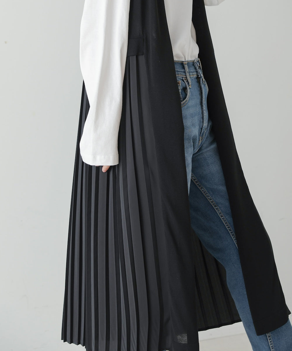 バックプリーツジレ